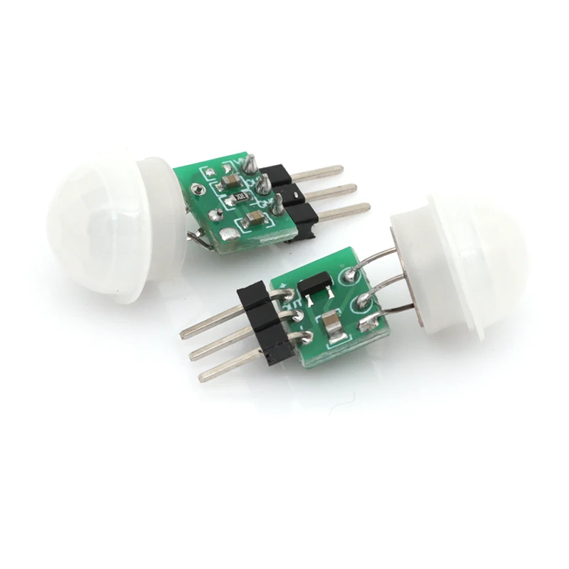 Javino 1/10/20Pcs Mini IR Pyroelectric Infrared PIR Motion Human Sensor Automatic Detector Module AM312 Sensor DC 2.7 to 12V
