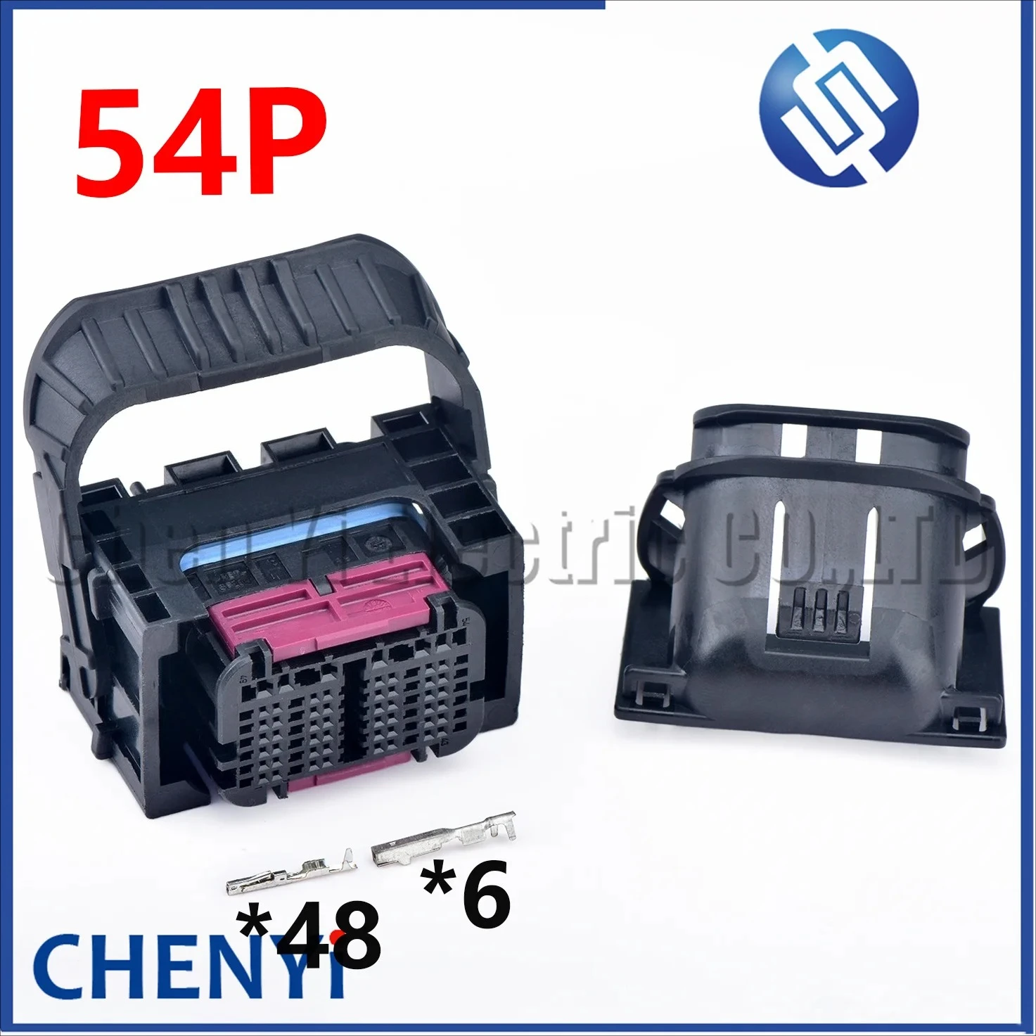 Image of 54-poliger wasserdichter Auto-Steckverbinder Motorsteuergerät ECU Kabelbaum-Stecker 9302477-01 1-2208817-1 1-2208818-0 Für MG1 MD1