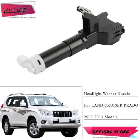 ZUK-헤드라이트 워셔 노즐 Acutator, 헤드 라이트 워터 스프레이 제트, 도요타 랜드 크루저 PRADO KDJ150 GRJ150 2009 2010 2011 2013