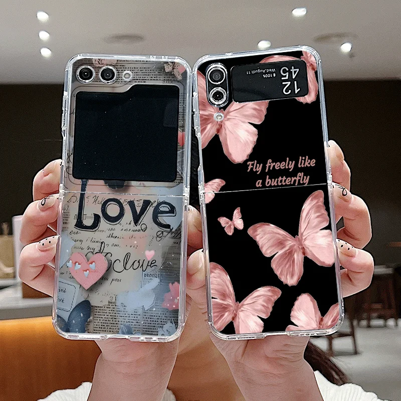 حافظة لهاتف سامسونج جالاكسي Z Flip 7 Flip6 5 4 3 5G قابلة للطي لهاتف Z Flip7 Flip 5 Shell