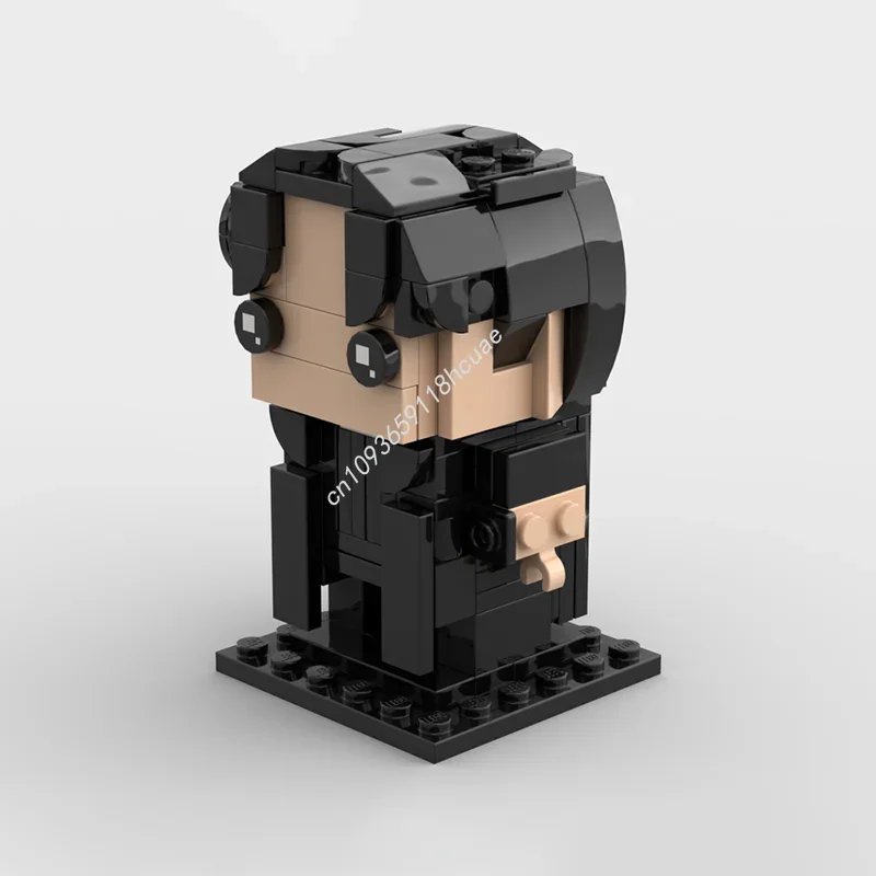 

141pcs MOC Brickheadz Fr Michael Kim The Fiery Priest Model Building Blocks Architecture Toys DIY Christmas Gifts Creative Idea