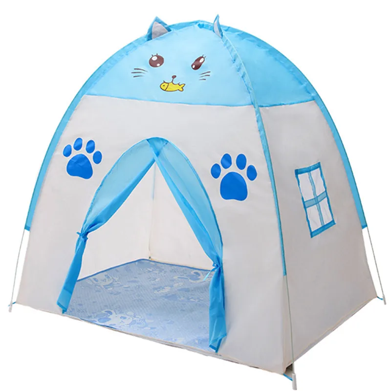 Customized children's tent game house indoor boys and girls princess free installation castle villa toys small house wholesale