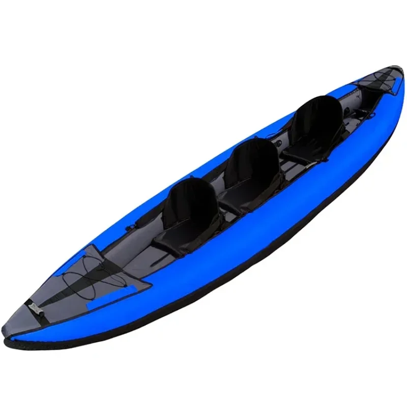 

Inflatable Kayak Boats Inflable Pvc EVA Sport Kayak 3 Person New Full Stitch Kayak Air Canoa Gonfiabile Ocean Fishing 3.1 - 4m