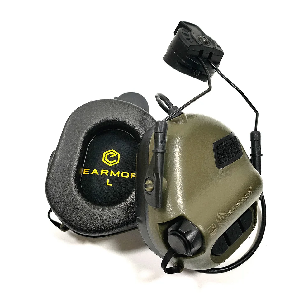 Military Tactical Headset EARMOR M31H MOD3 ARC Military Helmet Headset Electronic Hearing Protector Shooting Earmuffs