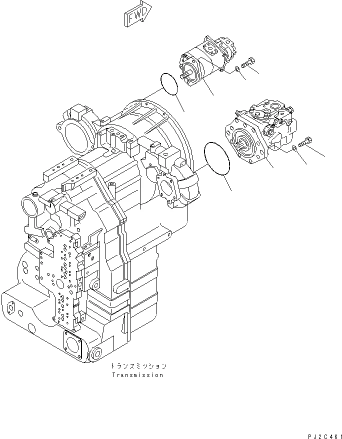 Hydraulic Steering Pump 705-52-21250 705-52-21160 For Komatsu GD555 GD655 GD675-5 GD675-3 GD675-3A Grader