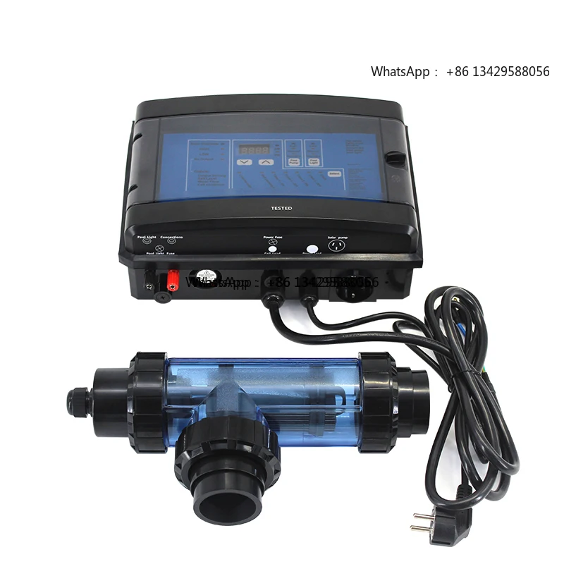 

Button Type Pool Chlorine Generator for Swimming Pool Disinfection Equipment Pool Salt Water Chlorinator