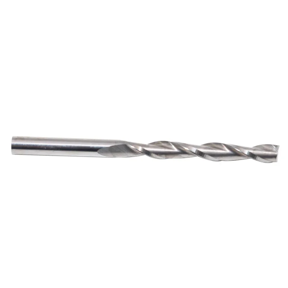 ‌3.175x42mm Double Flute Spiral CNC Router Bits - 10PCS Wood & Acrylic Cutting Tools‌
