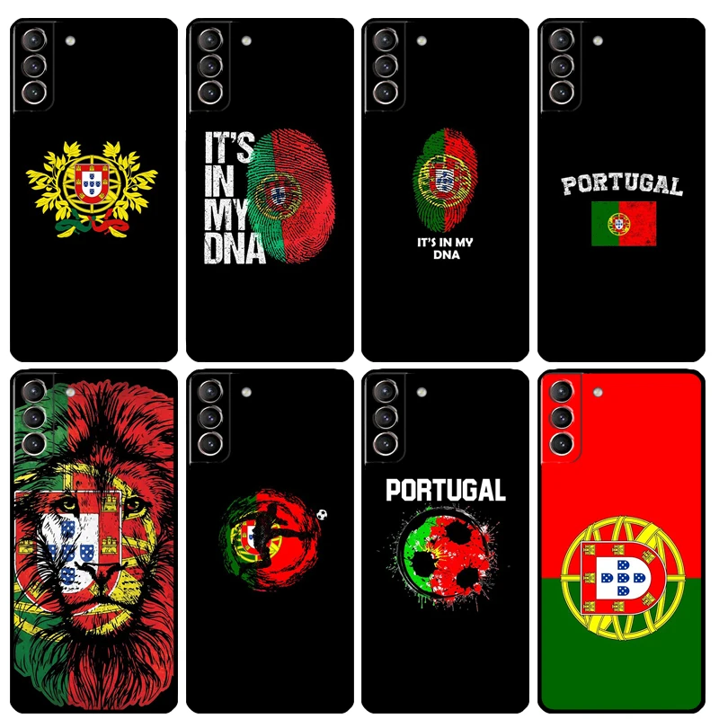 Portugal Flag Case For Samsung Galaxy S22 Ultra S9 S10 S22 Plus Note 10 20 Ultra S20 FE S21 FE Cover