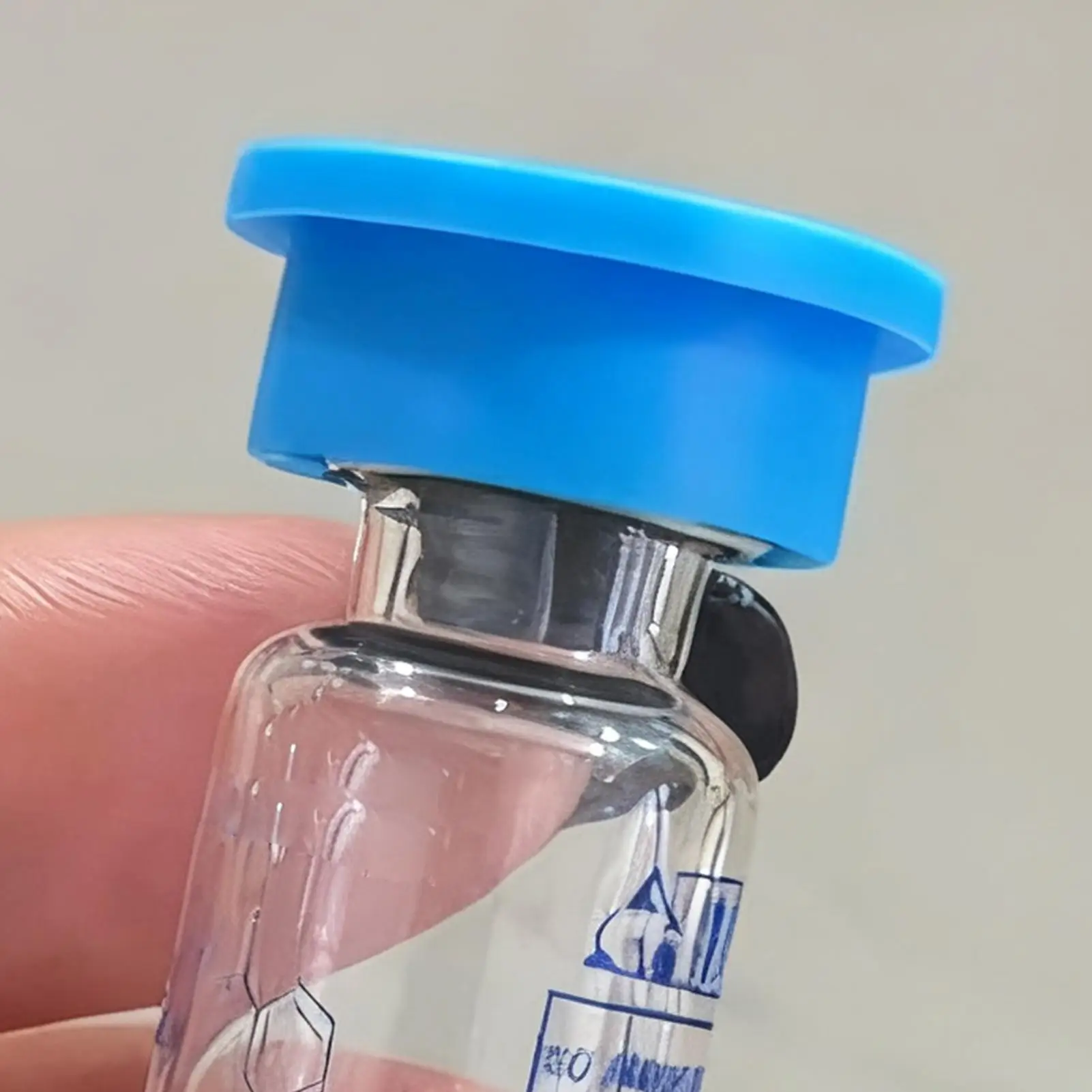 Tutup Botol Mini 6 Buah Tutup Peralatan Lab Serbaguna Tutup Anti Bocor Untuk Organisasi Cepat Identifikasi Industri
