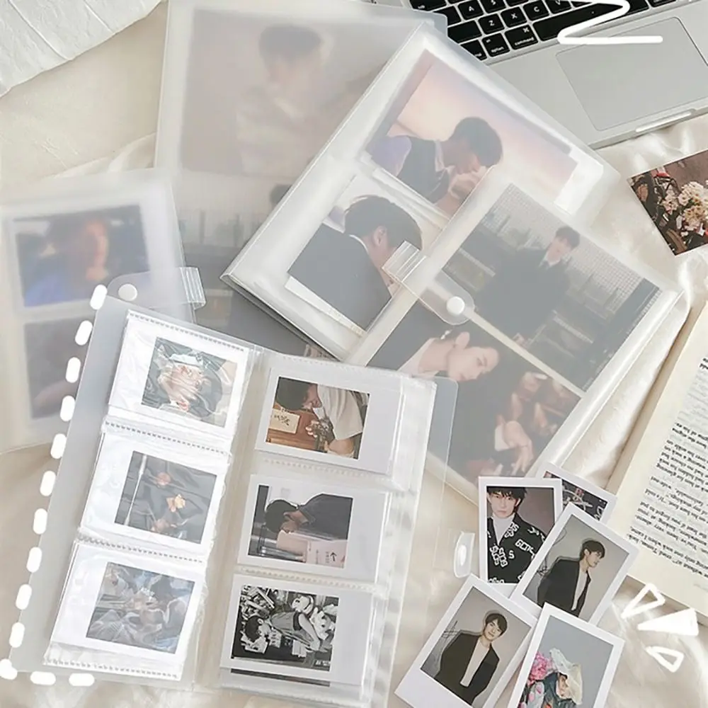 1Pcs Collect Book Photo Album 80/160 Slots Transparent Picture Card Holder 3/4/5/6/7 Inch PVC Photocard Holder Idol Star