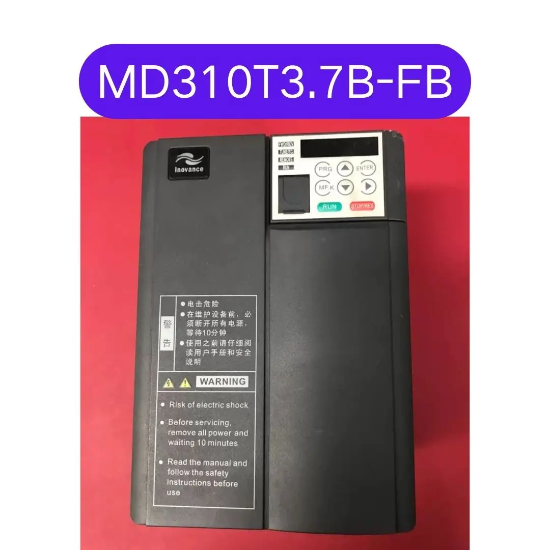 

Used MD310T3.7B-FB inverter 3.7kw Test OK Fast Shipping