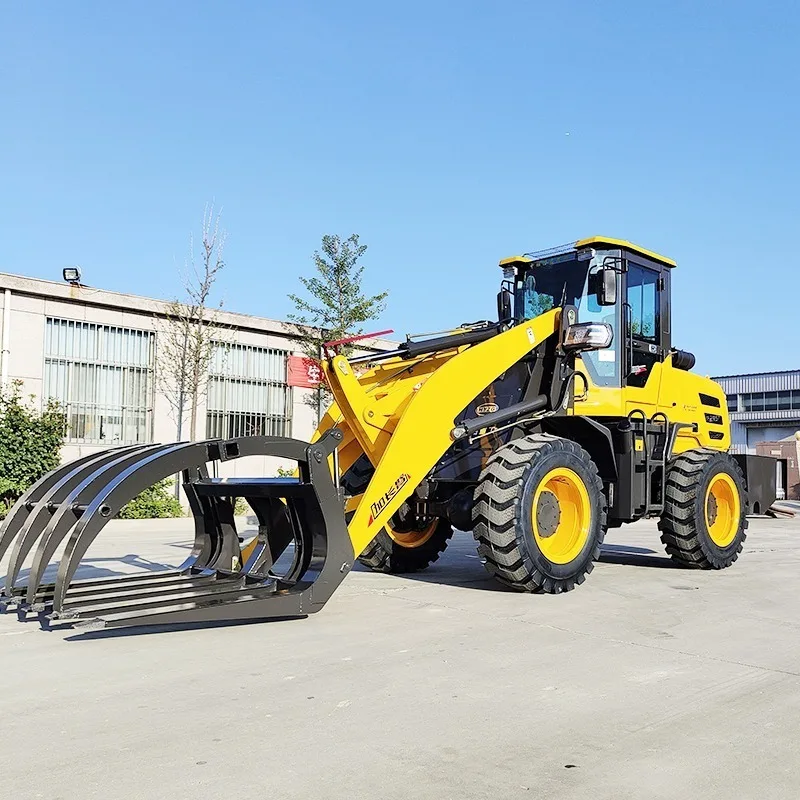 Hydraulic Loader Machine Front End Wheel Loader 4 Ton 2.4m³ Bucket for Infrastructure Material Loading Work Use Project Site