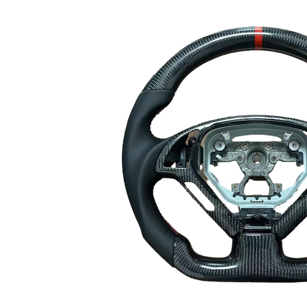 Heart Shape Pink Leather Special Shape Customizable Carbon Fiber Steering Wheel for G25 G37 G35 FX35 QX80 FX50