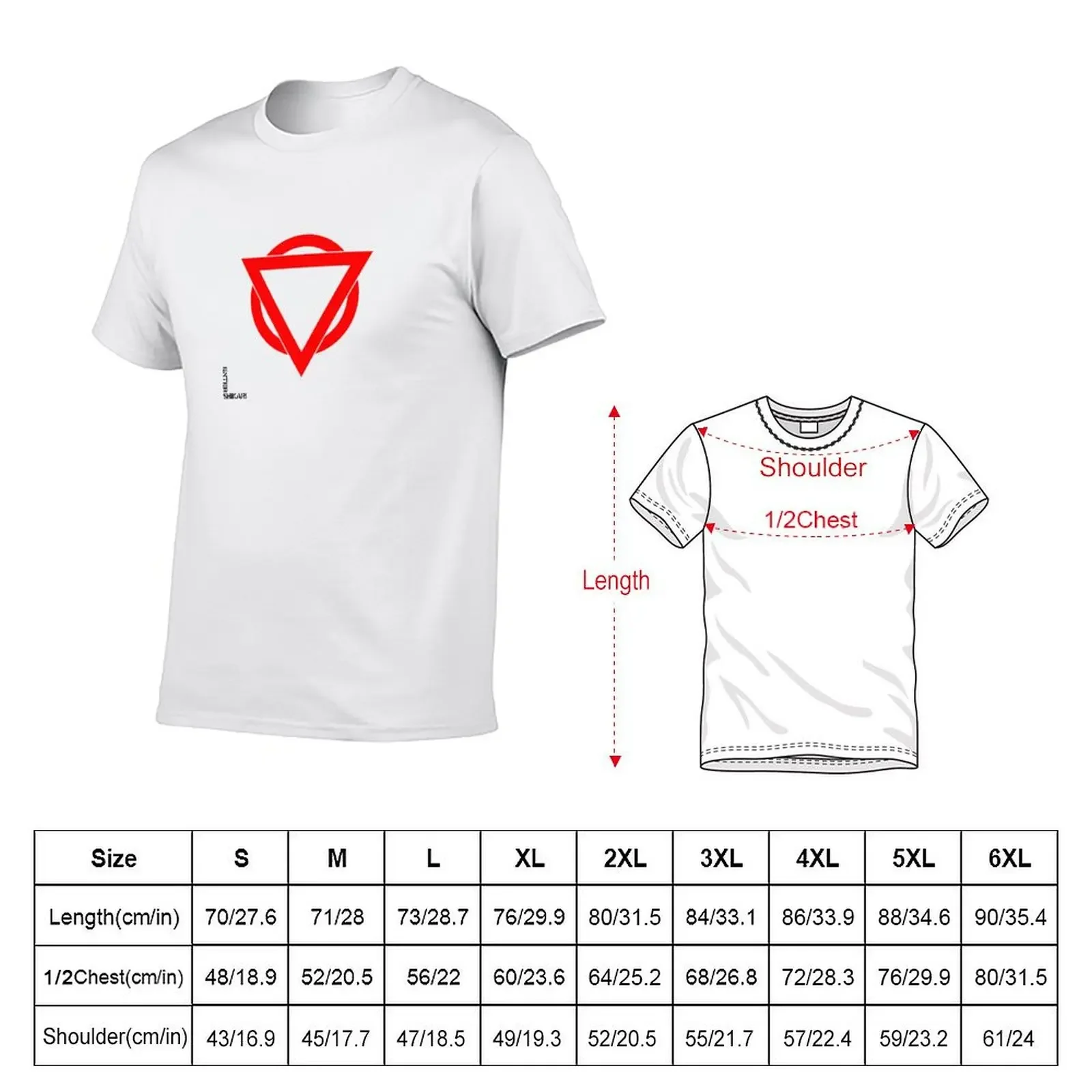 Triangle Circle T-Shirt summer tops custom shirt graphic t shirts mens t shirts pack