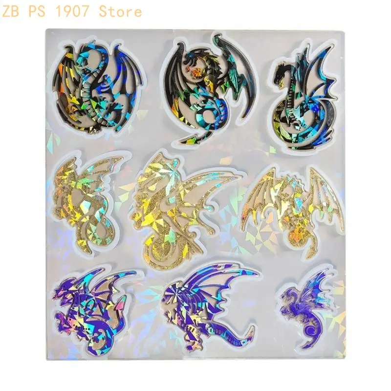 Versatile Dragon Pendant Silicone Mold for DIY Jewelry Crafts Epoxy Resin Moulds 55KA