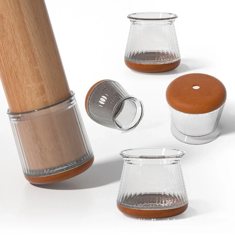 Verdickte Silikon Stuhl Fuß Abdeckung Säumen Filz Pad Schutzhülle Hocker Tisch Stuhl Verschleißfeste Fuß Pad leise