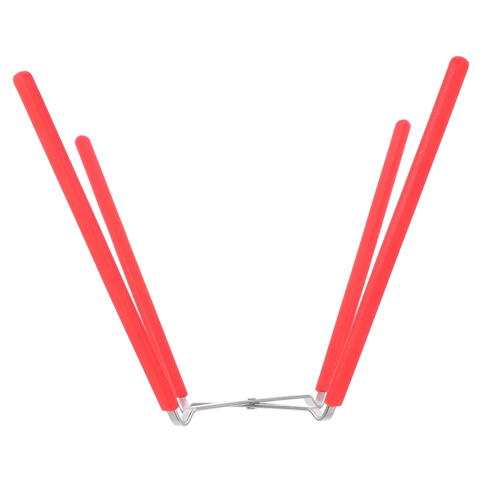 

Chiffon Cake Cooling Rack Stand Four Claws Stainless Steel Foldable Collapsible Baking Stand Inverted Holder Yellow