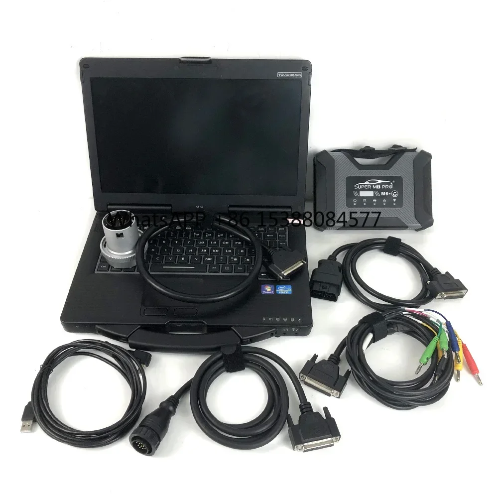 

Диагностический инструмент Xentry Super MB Pro M6+ с ноутбуком CF53 V-CI DoIP для Mercedes-Benz (Das, Wis, Epc), мультиплексор, полная комплектация