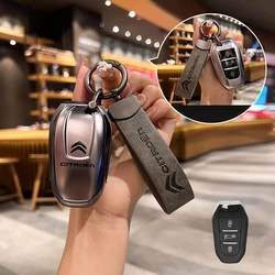 New Soft TPU Car Remote Key Case Cover Key Protector Keychain For Citroen C1 C2 C4 C6 C3-XR Picasso Grand DS3 DS5 Accessories