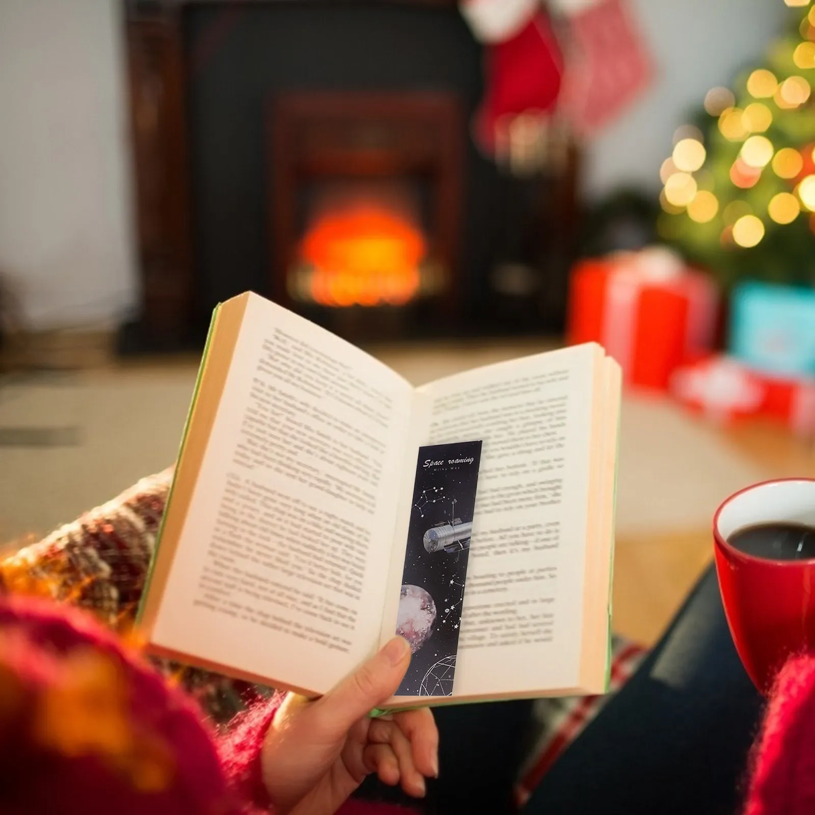 

60Pcs Bookmarks Paper Earth Space Theme Exquisite Student Bookmark Bright Color Printed Pattern DIY Book Decorative