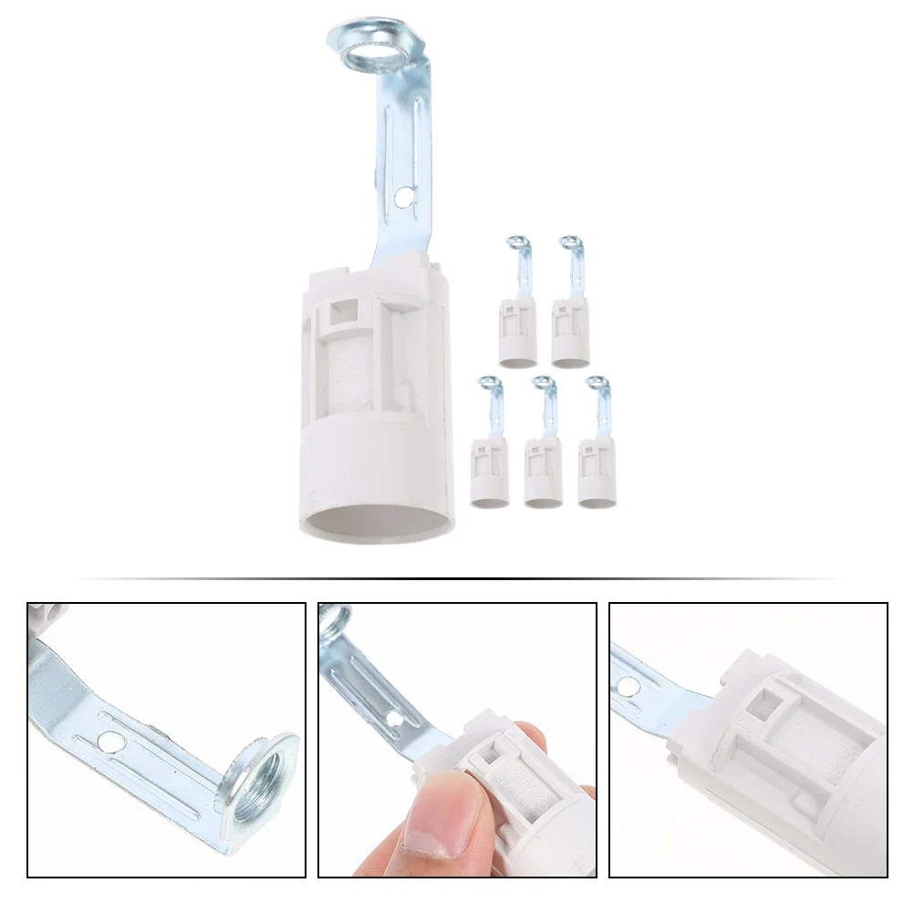 Lamp Holder Light Bulb Base Socket Part Parts For Making Lamps Repair Harp Hanging Replacement Fixture Outlet