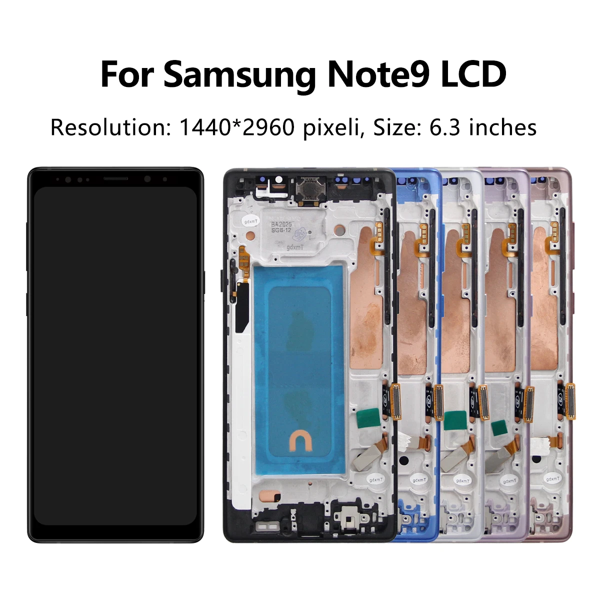 Tela tft para samsung galaxy note 9 lcd n960 n960f display