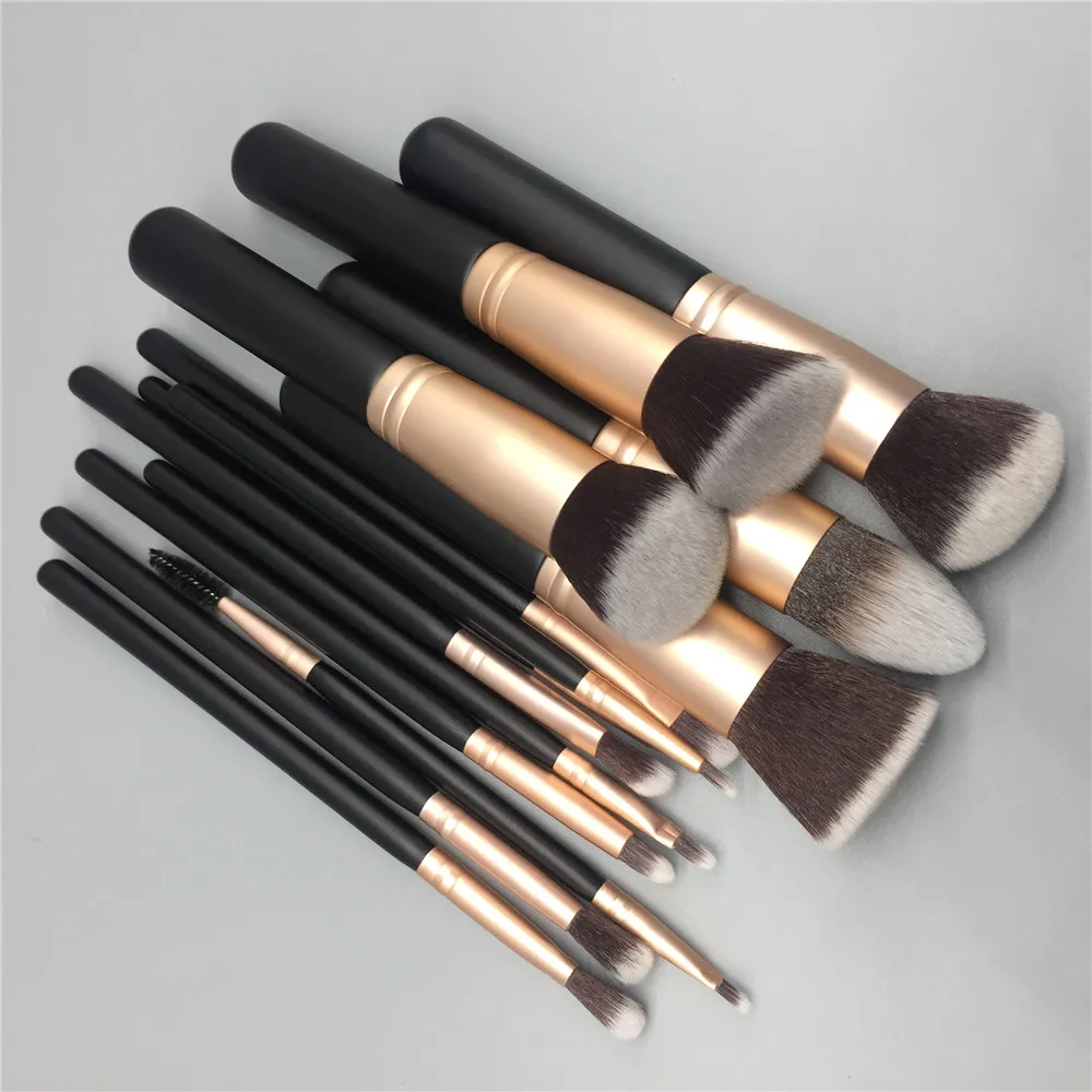 

14pcs Makeup Brushes Set for Foundation Powder Blusher Lip Eyebrow Brush Eyeshadow Eyeliner Brush Cosmetic Makeup Tool