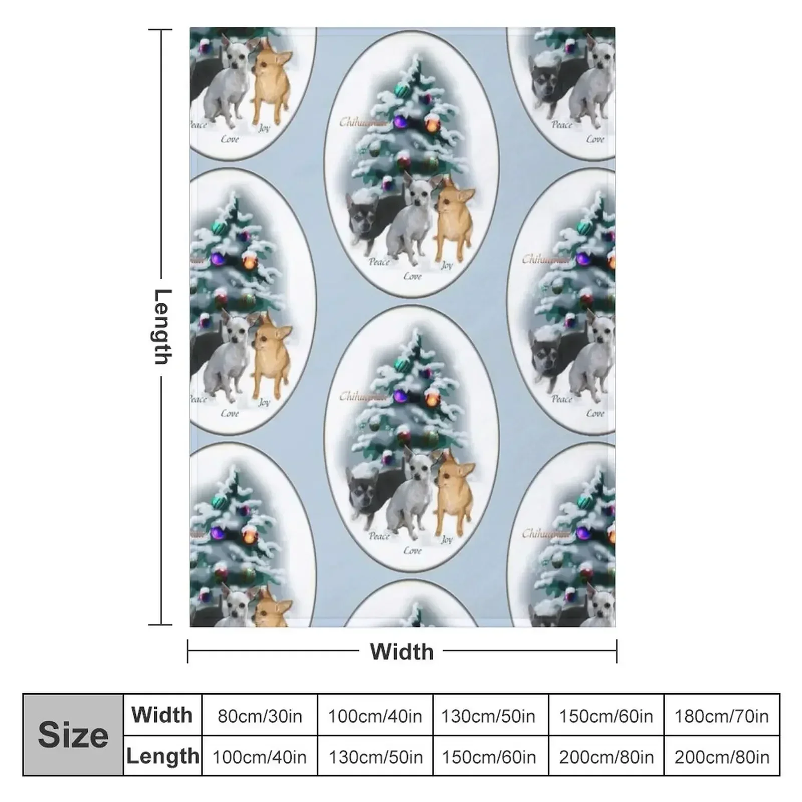 Chihuahua Trio Christmas Gifts Throw Blanket Cute Large Plaid on the sofa Luxury Designer Blankets