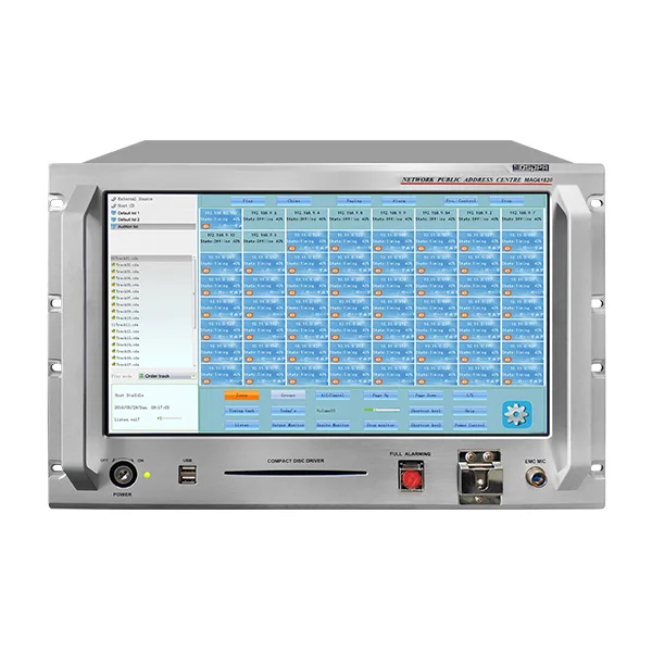 IP Network au.dio System For Hospital School Broadcasting And Intercom