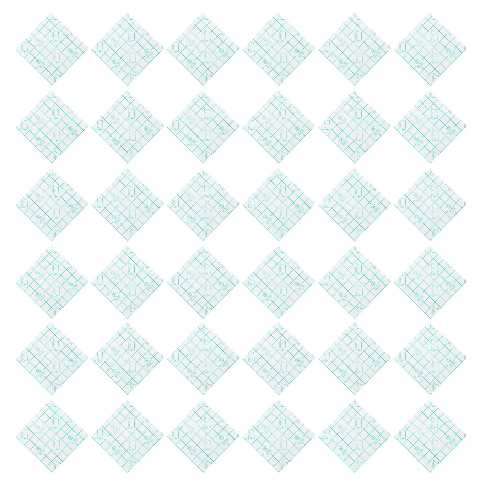 100Pcs Makeup Hand Pallets Disposable Adhesive Mixing Plates for Professionals Beginners Salon Home Use Foundation