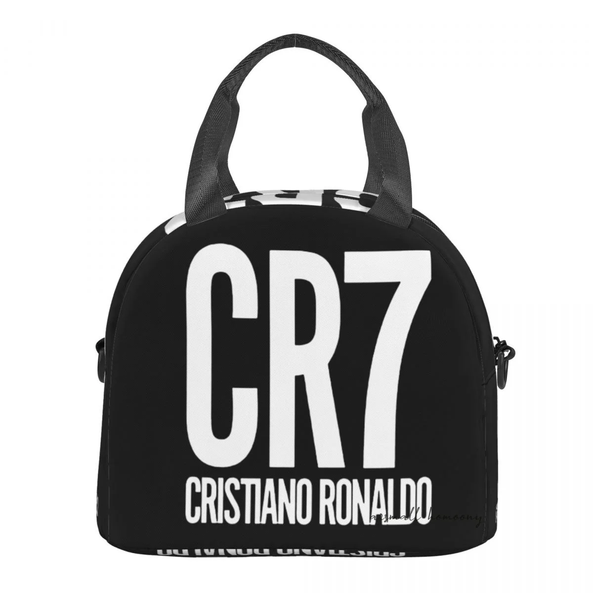 Cristiano Ronaldo CR7 Lunch Bag for Women Portable Thermal Insulated Lunch Box Picnic Multifunction Food Tote