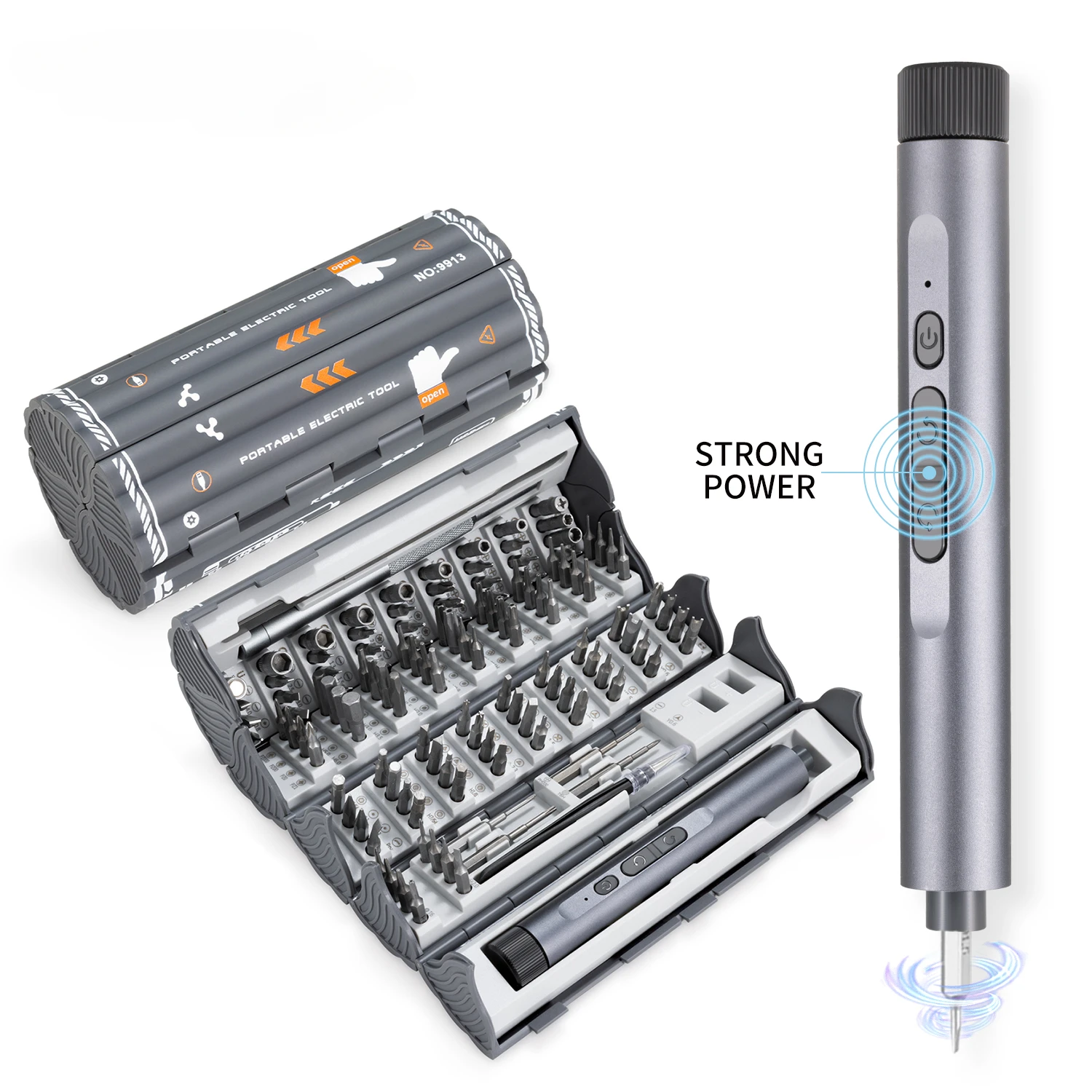 138 in 1 Precision Electric Screwdriver Set Magnetic Bits Cordless House Power Tool Kit iPhone PC Watch Professional Repair Tool