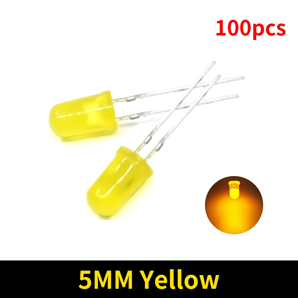 50 LED 1,8mm wasserklar gelb Typ WTN-18-2000 50 LED 1,8mm wasserklar gelb Typ WTN-18-2000