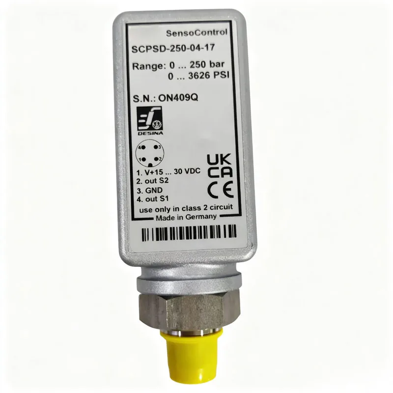 SCPSD-250-04-17 Pressure switch Pressure sensor, hydraulic pump station, injection molding machine, die-casting machine