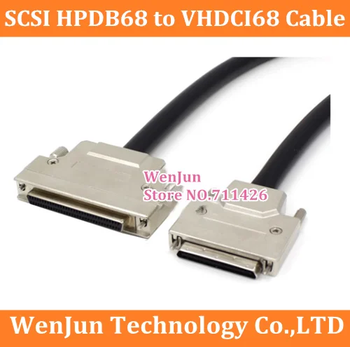 SCSI Cable HPDB68 Female to VHDCI68 male Connector Cable HPDB 68 Pin  to VHDCI 68 Pin Double Shield Power Cable 1.5M/2M/3M