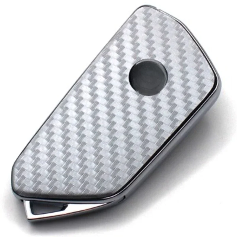 

For Volkswagen Golf 8 ID4CROZZ ID6X ID3 Talagon Atlas Teramont Carbon Fiber Key Sticker Car Decorative Sticker Car Key Case