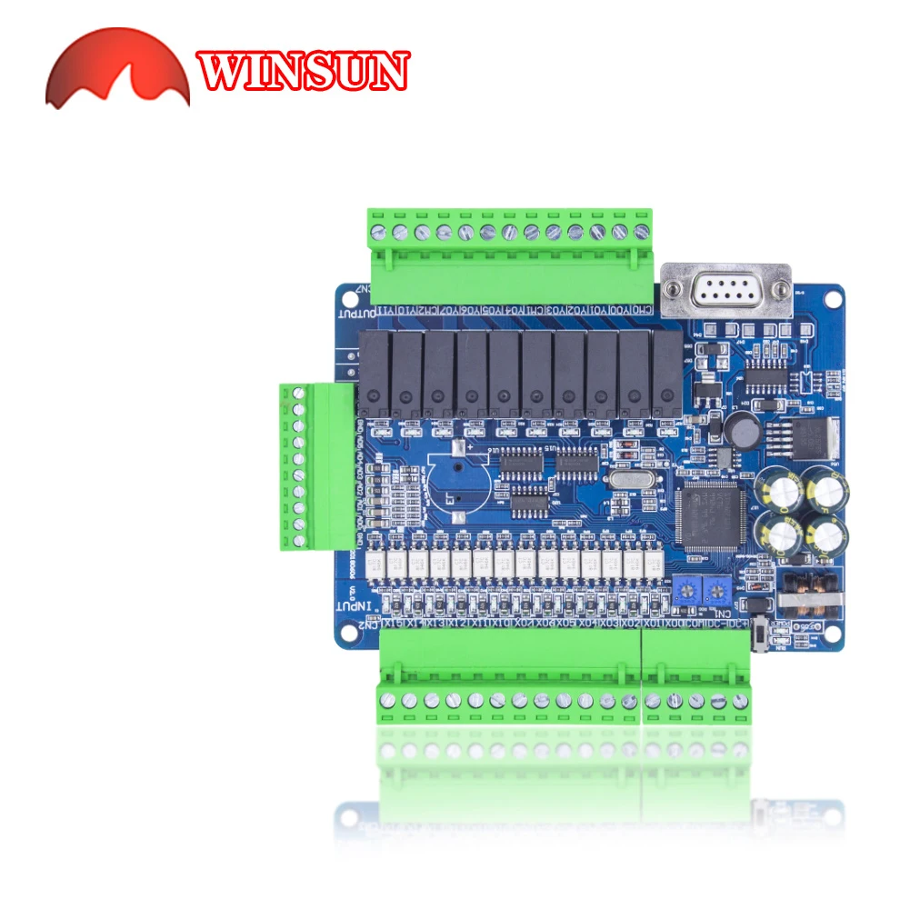 Imagem -03 - Plc Placa de Controle Industrial 14 Entrada 10 Saída Analógica 6ad 2da 485 Rtu Comunicação Rtc Contagem Alta Velocidade 6ch 3k Fx3u24mr