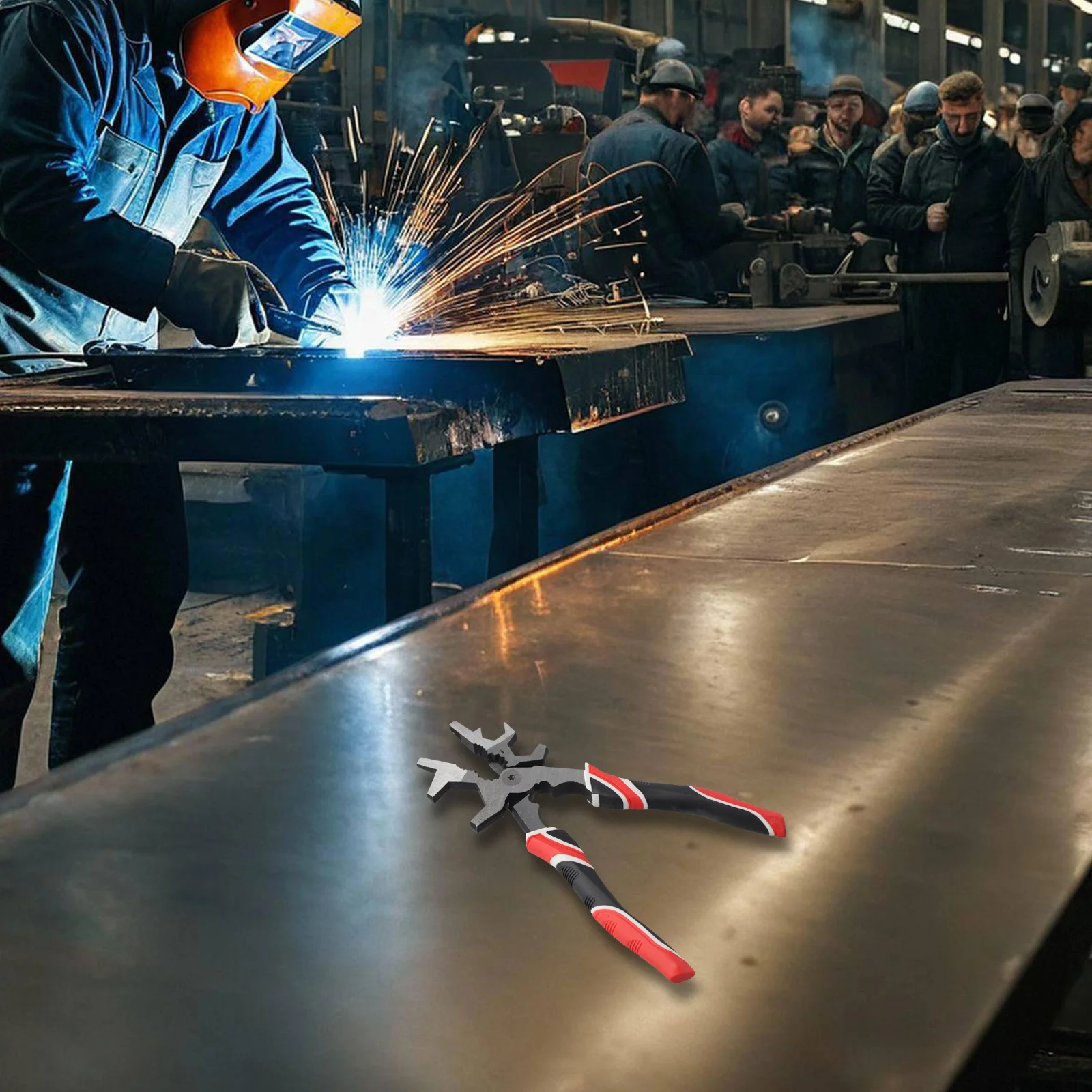 Anti-Slip Grip Multi-Function Pliers Welding Operations Robust Construction User-Friendly Design For Welding Projects