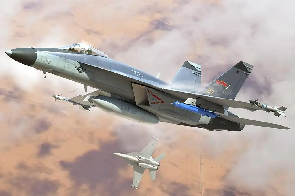HobbyBoss 85818 1/48 F/A-18E Super Hornet VFC-12 Assembly Model Kit