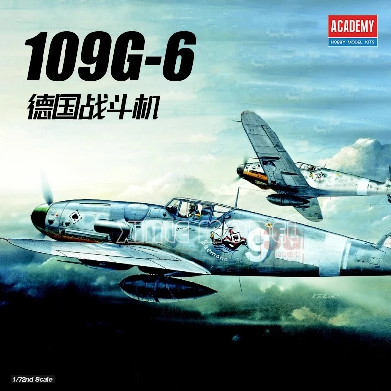 

Academy Aircraft Model Kit 12467 Messerschmitt Bf109G-6 1/72