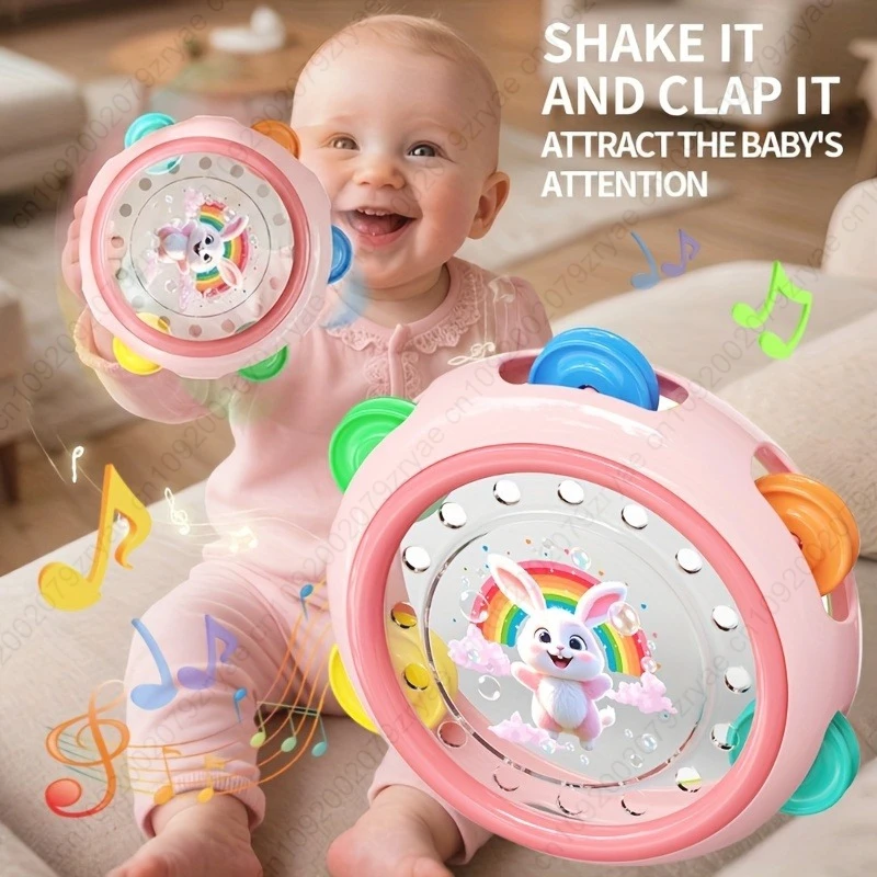 Baby Musical Instruments Drum Toys Montessori Learning Toys for Toddlers 1-3 Baby Early Hand Development Interactive Music Toys