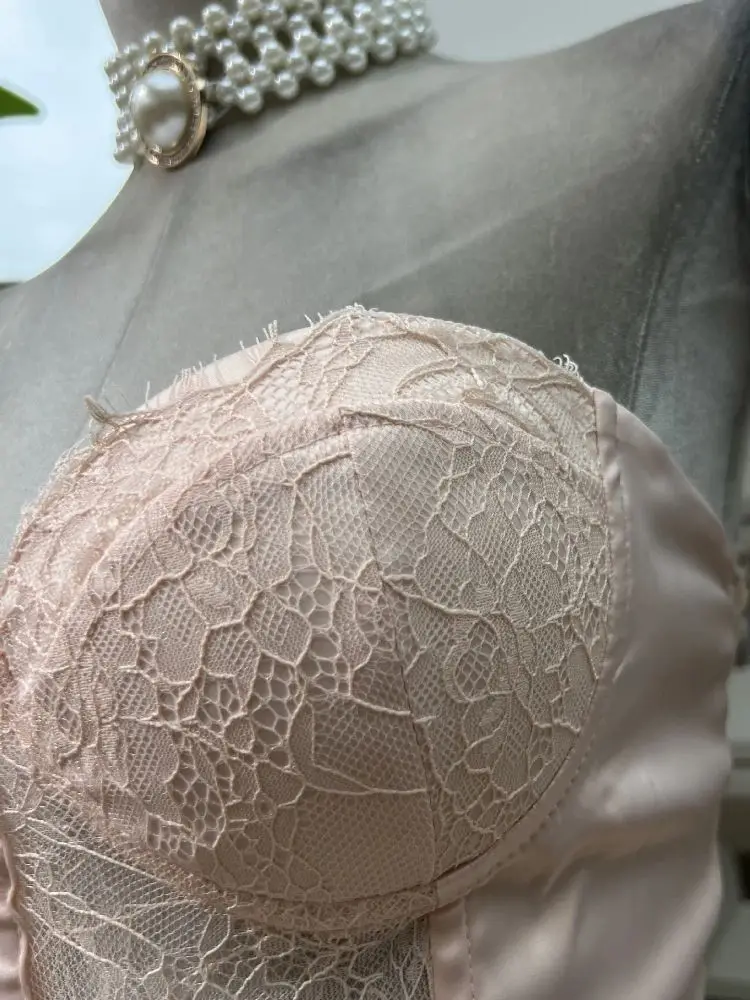 Romantische Spitze Prom Kleider Sexy Liebsten Backless Rosa Abend Party Langes Kleid Prinzessin Luxus Elegante Festival Kleider Vestido