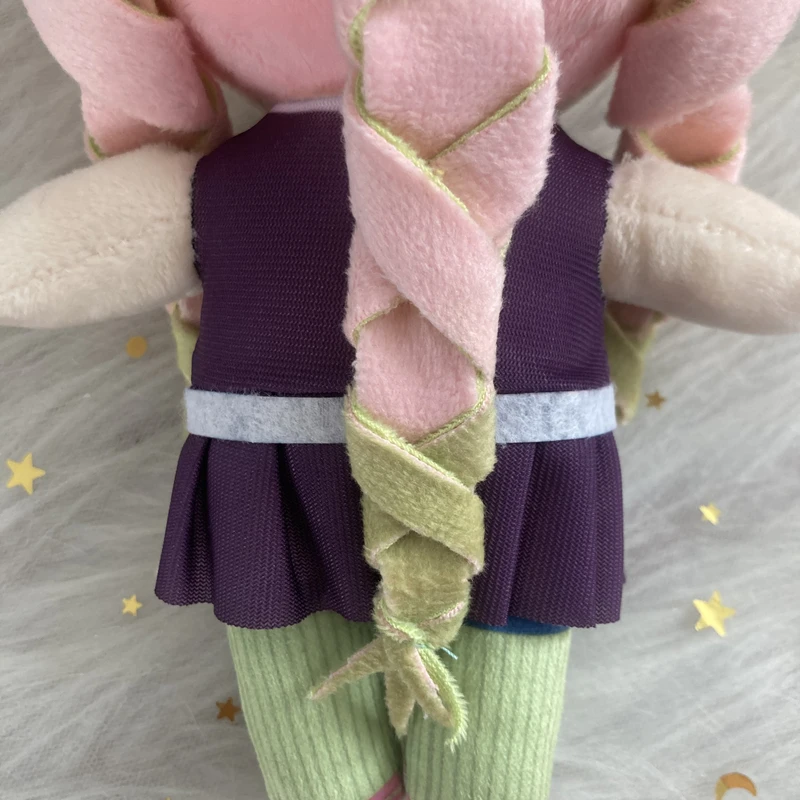 20 cm Anime Dämon Slayer Kanroji Mitsuri Plüsch Puppe Spielzeug Kimetsu keine Yaiba Cosplay Nette Weiche Gefüllte Kissen Geburtstag Geschenk