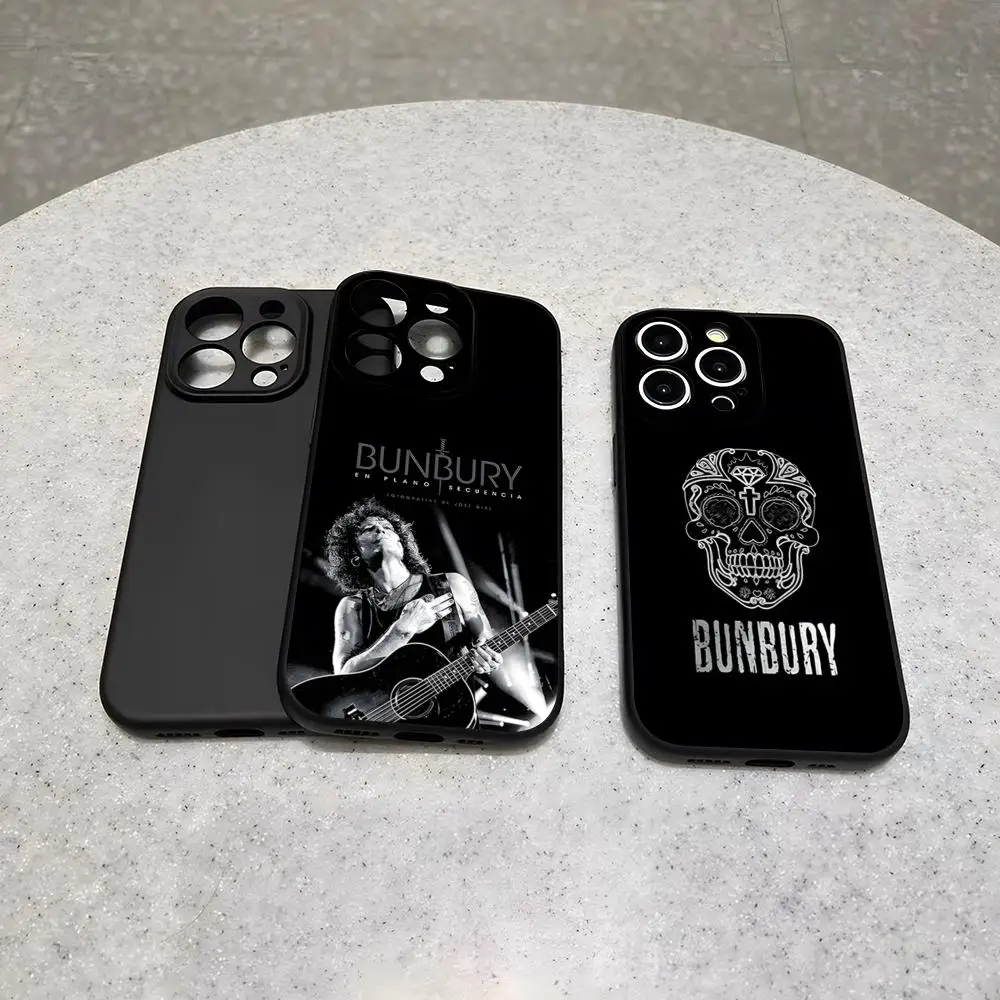Funda de teléfono Enrique Bunbury para 16 Pro Max Iphone 17 Pro Max 14 15 Plus 12 13 11 Pro Xr Xs SE contraportada