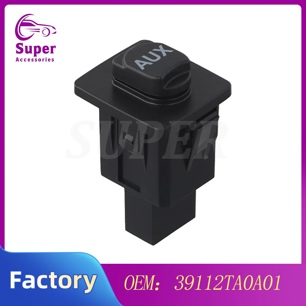 39112-TA0-A01 39112TA0A01 AUX Audio Interface For Pilot Auxiliary Input Jack Accord Aux Port For Honda