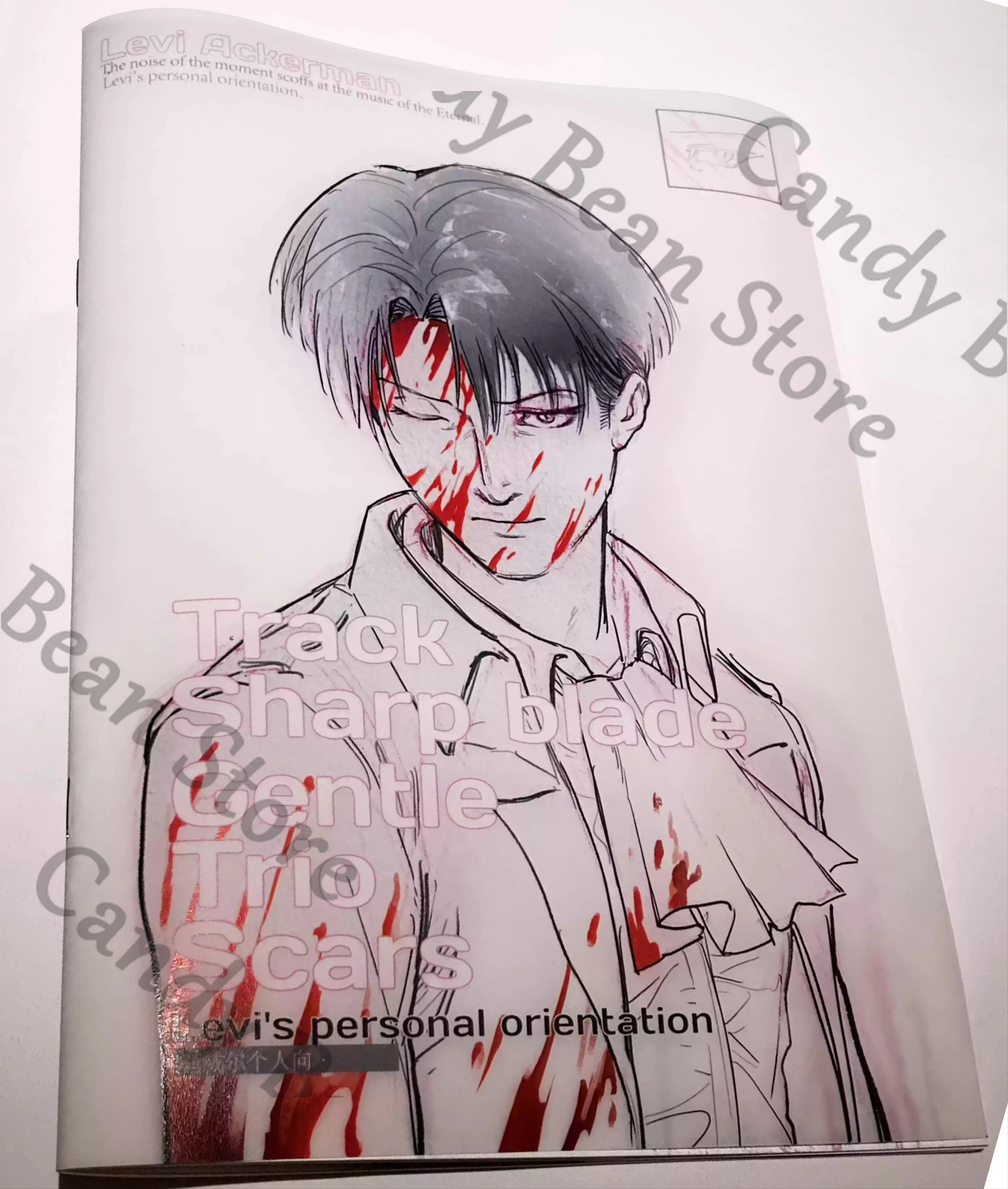 アニメ進撃の巨人リヴァイ・アッカーマンコスプレアルバム漫画アートブック絵画アンソロジー物語集透明カードクリスマス