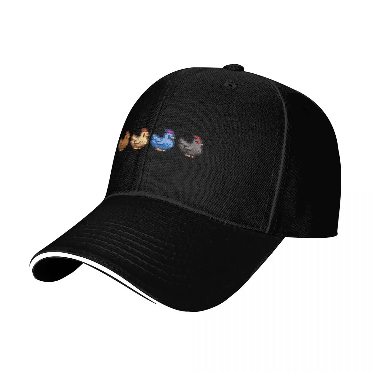 

4 Chickens Stardew Valley Baseball Cap sun hat Ball Cap Funny hats Girl'S Hats Men's
