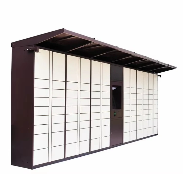 Customized Steel Electronic Locker, Express Package Storage, Automatic Smart Lock System, Self-service Package Delivery Cabinet