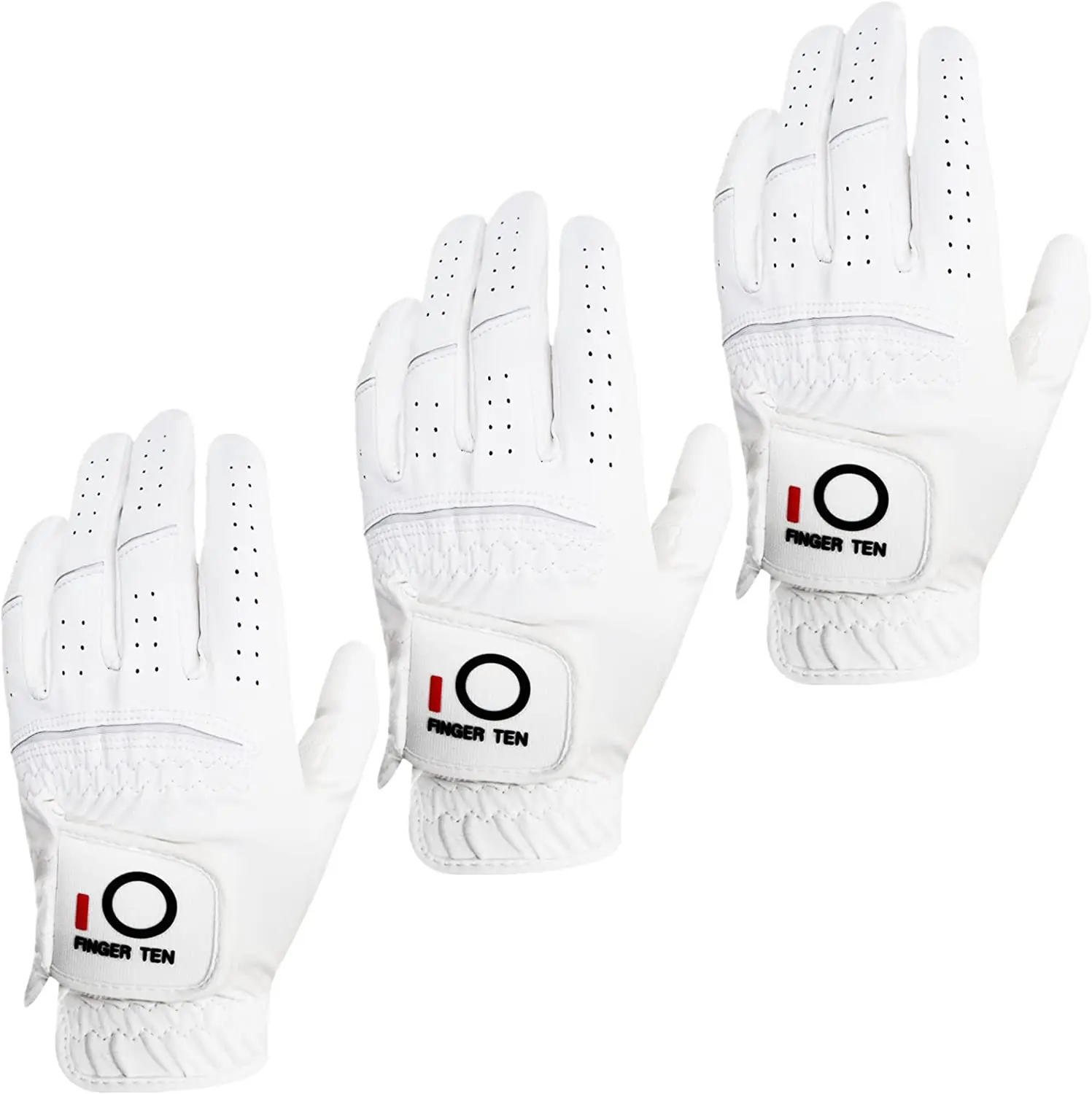 

Golf Gloves Men Left Hand Rain Grip Value 3 Pack All Weather Durable Grip Glove Size Small Medium Large XL Drop Shipping