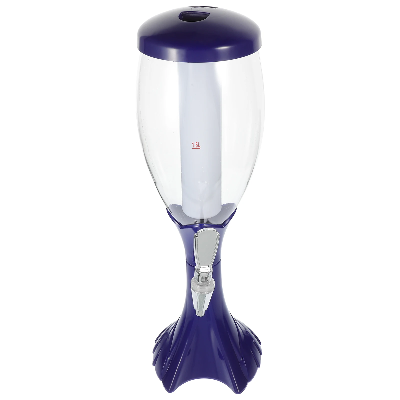 

1Pc 1.5L Self-Service Beer Tower Dispenser Faucet Style Beverage Container Ideal For Home Brewing